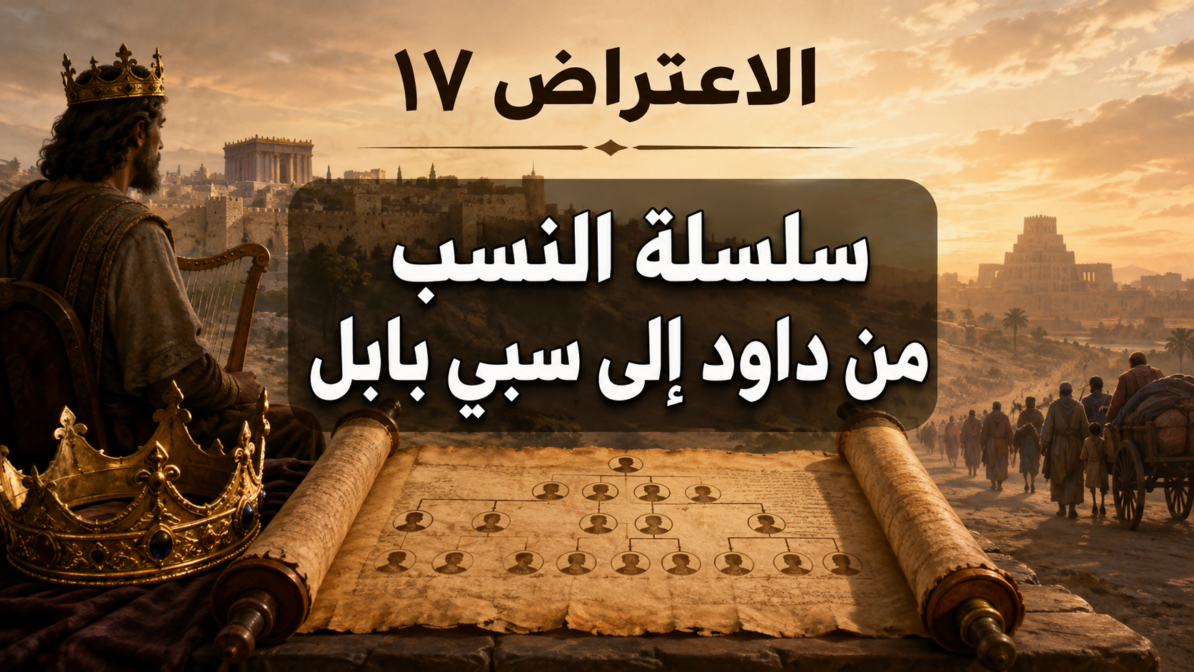 الاعتراض ١٧: سلسلة النسب من داود إلى سبي بابل