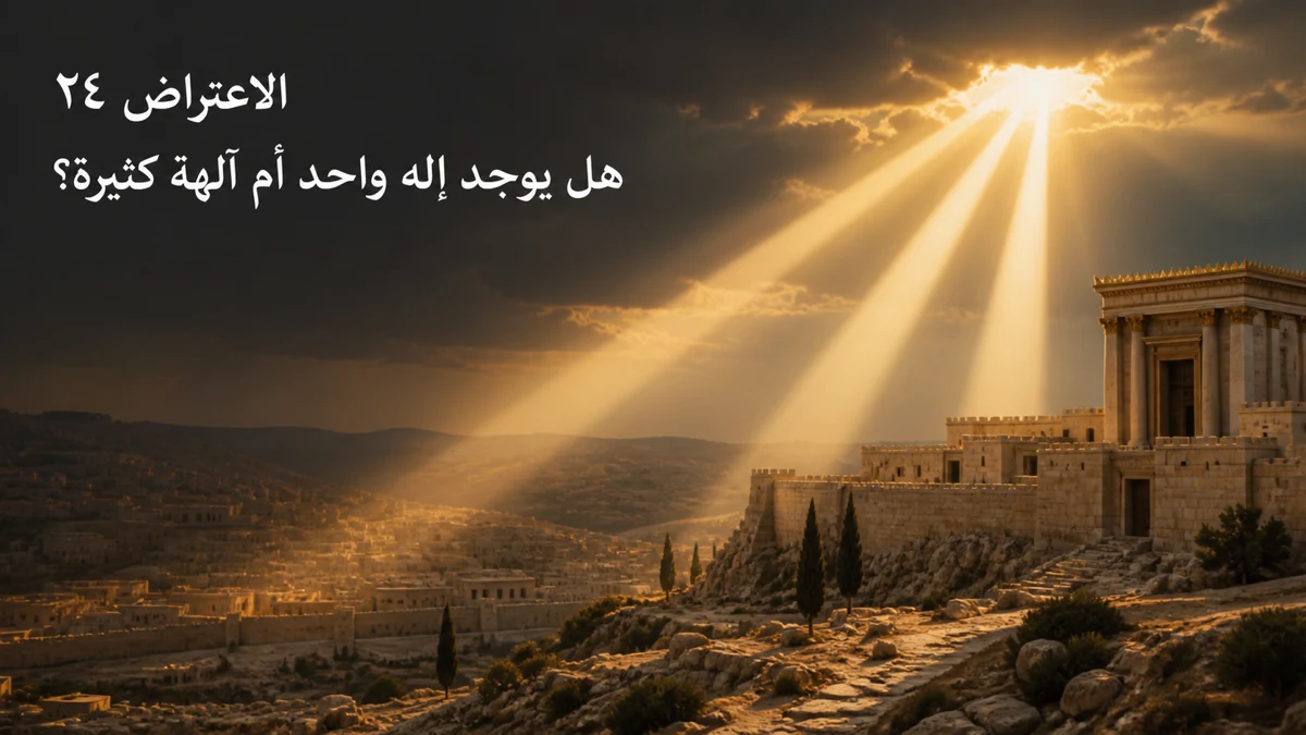 الاعتراض ٢٤: هل يوجد إله واحد أم آلهة كثيرة؟
