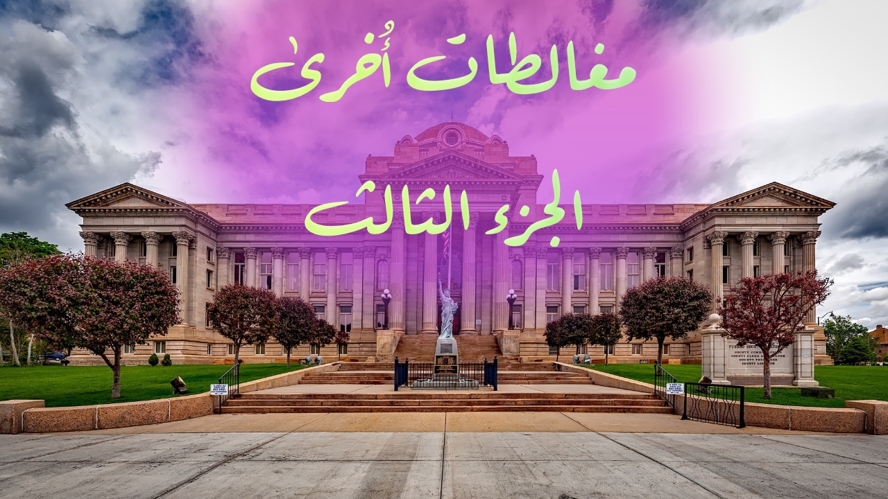 مغالطات أُخرى: الجزء الثالث