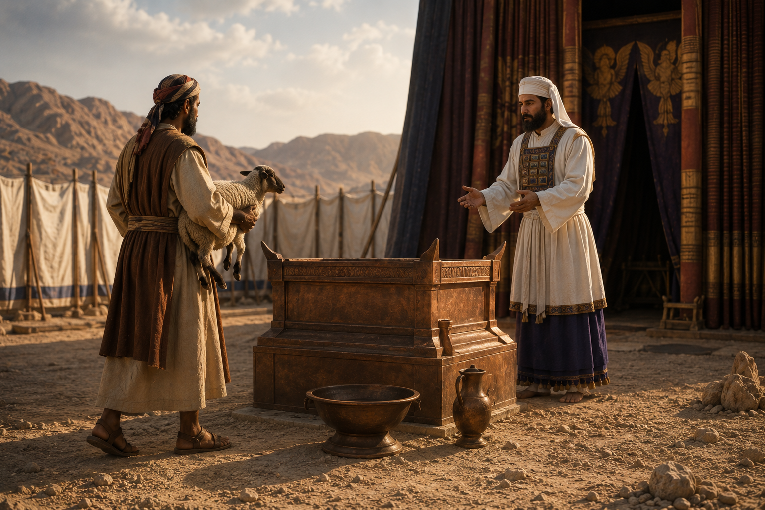 الاعتراض ٢٦٦: من هو الذي يستطيع أن يقوم بتقديم ذبيحة لله؟