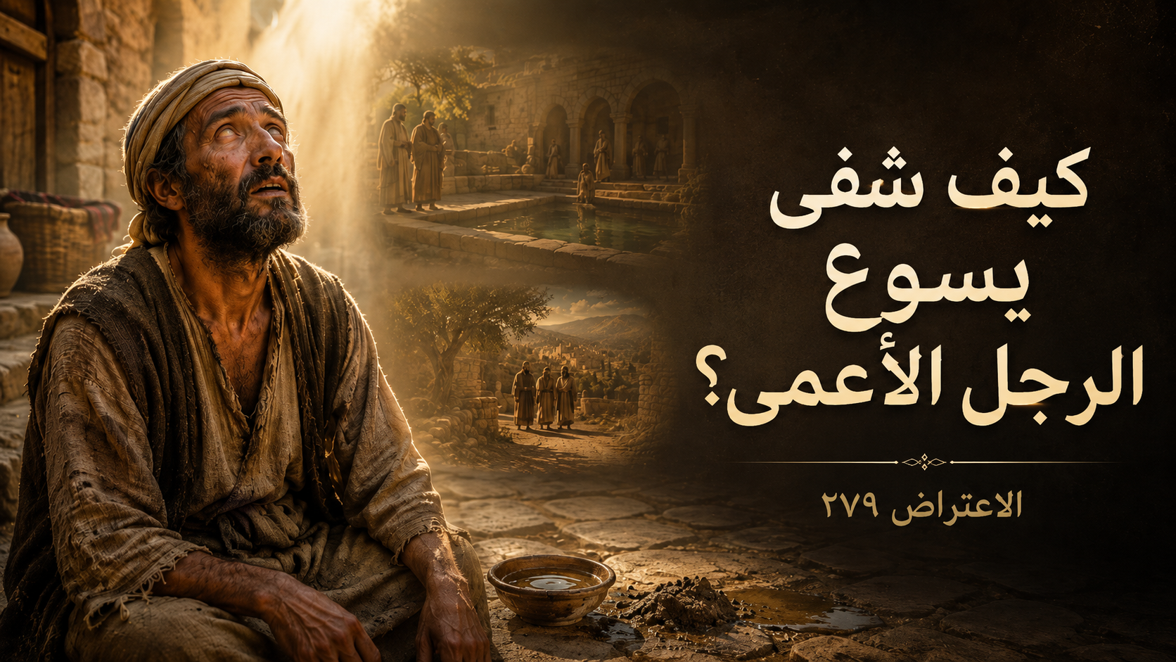 الاعتراض ٢٧٩: كيف شفى يسوع الرجل الأعمى؟